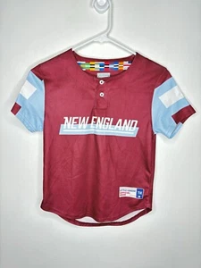 Maglietta da baseball Little League Works Series 2019 New England taglia media 10-12 - Foto 1 di 5