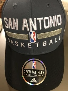 San Antonio Spurs Official NBA Basketball Team Stretch FlexFit Cap Hat Small/Med - Picture 1 of 12