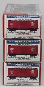Branchline HO 8004 Canadian National Boxcar Kit Set of 3, New/Box - Picture 1 of 2