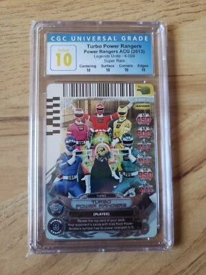Power Rangers ACG. Legends Unite. TURBO Power Rangers. PERFECT CGC 10. 4-099 - Image 1 of 2