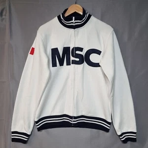 MSC Cruises Herren Full Zip Sweatshirt Gr. L weiß Logo Jacke - Bild 1 von 10