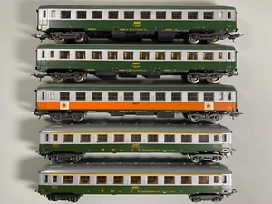 H0 LIMA 2x309191,2x309128,309239, Zug m. 5 Schnellzugwagen d. SNCF,guter Zustand - Bild 1 von 23