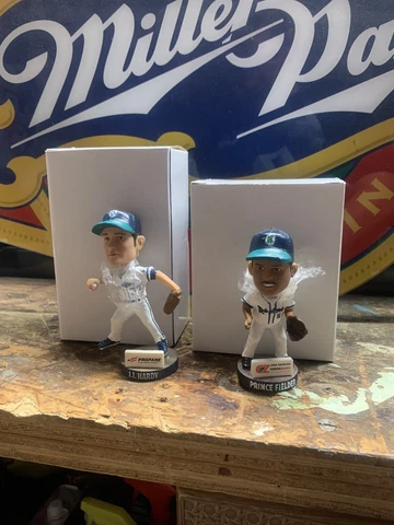 Ogden Raptors JJ Hardy and Prince Fielder Mini Bobblehead Set Milwaukee Brewers Cover