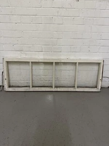 Reclaimed Old Georgian 4 Panel Wooden Window 1211 x 400mm - Picture 1 of 9