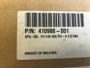 410986-001 HP 4GB Single Channel PCI-X 2.0 Fibre Channel Host Bus Adapter NEW - Picture 1 of 1