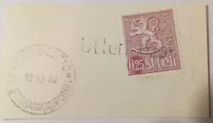 Finland * Line stamped * Uttermossa *Kristinestad * - Picture 1 of 1