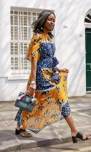 Zara Printed Midi Dress With Belt High Low Size SMALL Ref 2529 790 RRP £89.99 - Picture 1 of 10
