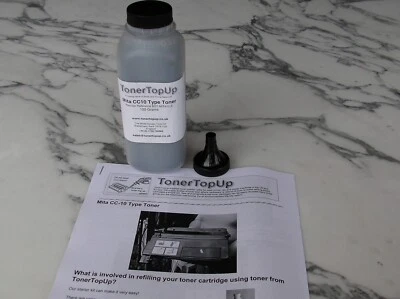 Compatible Toner Refill Bottle for Mita Kyocera CC10 CC20 Utax C88 C89 72982020 - Image 1 of 2