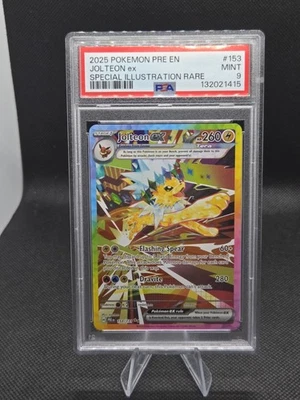 Jolteon ex 153/131 Pokemon Prismatic Evolutions - PSA Mint 9 - Image 1 of 2