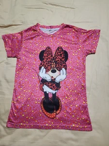 Mädchen Shirt Größe 5T Minnie Mouse Disney Oberteil Kurzarm Slim - Bild 1 von 12