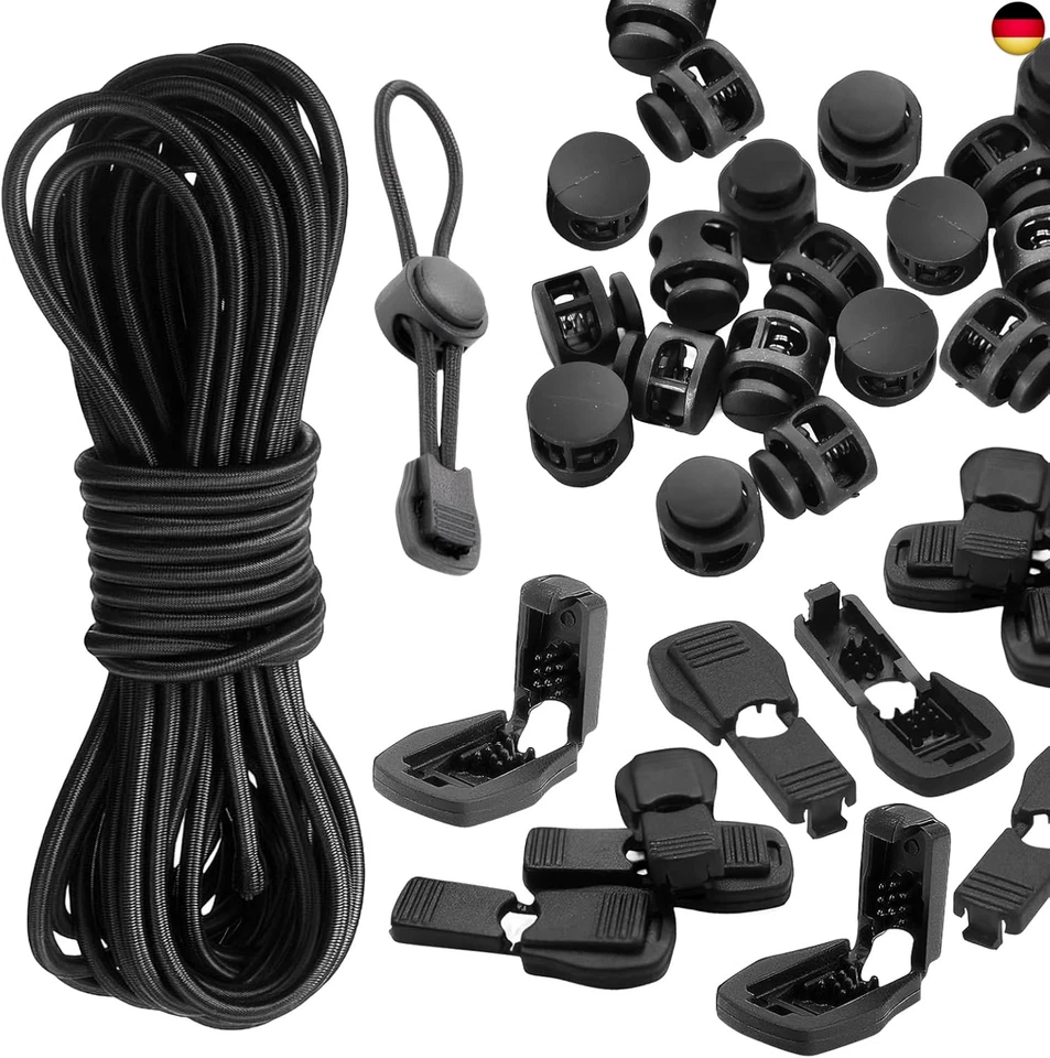 TENG HONG HUI 10m Elastische Gummischnur 3mm,Gummikordel Elastische Gummiseil Mit 40