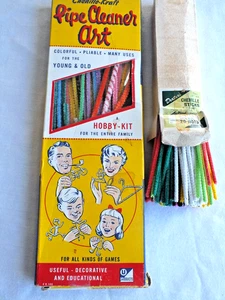 Chenille Kraft decorative 12" PIPE CLEANER Art colorful+ 6" Dexter's - Picture 1 of 14