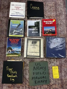 Lot Of Pilots Aviation Books And Manuals 10 Total Piper Wilga Cessna US Army Etc - Bild 1 von 16