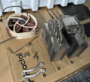 Noctua NH-D15 Premium CPU Cooler NF-A15 x2 PWM Cooling Fans TESTED LGA 2066 ONLY - Picture 1 of 7