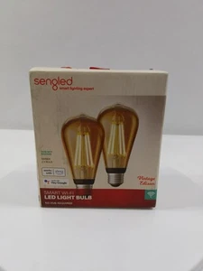 Sengled Wifi Filament St19 Edison, Amber 2000k (2-pk) - Picture 1 of 7