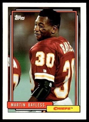 1992 Topps Martin Bayless Kansas City Chiefs #710 - Image 1 of 2