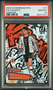 2023-24 Panini Donruss FIFA Kaboom! Kai Havertz #17 PSA 10 Pop 5 - Imagen 1 de 2