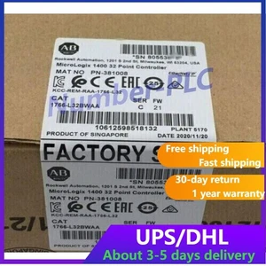 New Factory Sealed AB 1766-L32BWAA /C MicroLogix 1400 32 Point Controller - Picture 1 of 4
