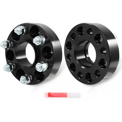 2 件装 6x4.5 1.5 英寸轮毂间隔器 6x114.3 适用于 2005 - 2012 年日产探路者 — 第 1/4 张图片