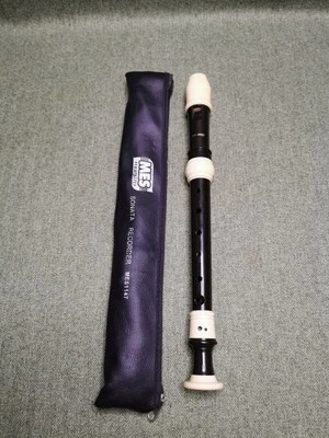 Percussion Plus Recorder in black with case - Image 1 of 4