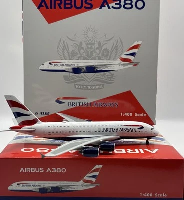 British Airways A380-841  Reg : G-XLEE Phoenix Models 04636 Scale 1:400 Diecast - Image 1 of 4