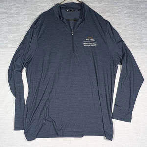 Travis Mathew Long Sleeve Sweater Mens 3XL Blue Workday Employee Shirt - Picture 1 of 6