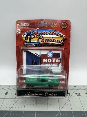 1:64 GOLDEN WHEEL AMERICAN CRUISER - FORD MUSTANG FASTBACK GREEN ** - Image 1 of 4