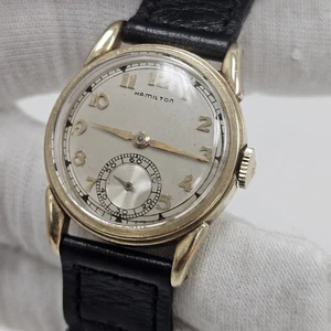 RARO OROLOGIO DA POLSO UOMO HAMILTON ENDICOTT VINTAGE ANNI '30 CAL 987A 17 JEWEL USA - Foto 1 di 11