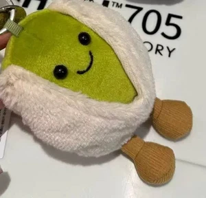 Jellycat Amuseables Horatio Pistachio Cute Plush Keychain Bag Charm - NWT - Picture 1 of 4