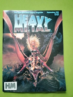 HEAVY METAL 54 Sept 1981 ICONIC Taarna Movie cover *Nice Copy to Press & Grade* - Image 1 of 4