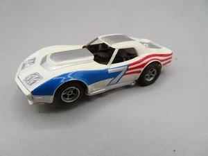 1970s AFX HO Slot Car Corvette Stingray Red/White/Blue Tested & Works #16 - Picture 1 of 7