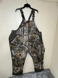 Game Winner Men's Size 4XL Insulated Hunting Bib Overalls RealTree Camo - Picture 1 of 23