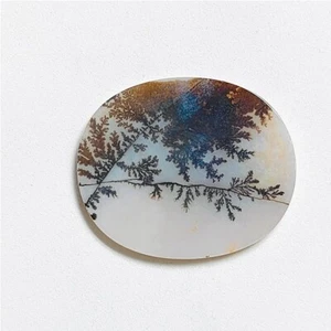 Joyería de piedras preciosas sueltas cabujón ágata dendrítica escénica natural 27 quilates ME-11373 - Imagen 1 de 4