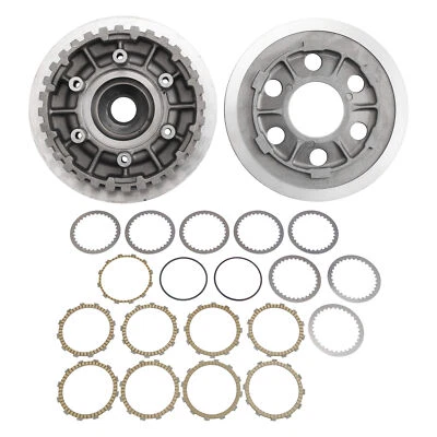 Clutch Pressure Plate & Friction Steel Clutch Kit For Harley Electra Glide 04-10 - Image 1 of 4