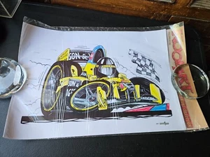 EDDIE JORDAN, MUGEN HONDA F-1 POSTER. COOLART, KARIKATURSAMMLUNG. #230 - Bild 1 von 8