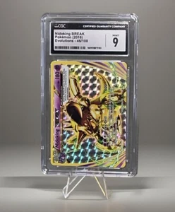 Nidoking Break 2016 Pokemon XY Evolutions #46 46/108 CGC 9 como nuevo - Imagen 1 de 1