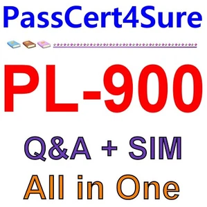 Matériel de bonnes pratiques d'examen pour examen PL-900 Q&A + SIM - Photo 1/1