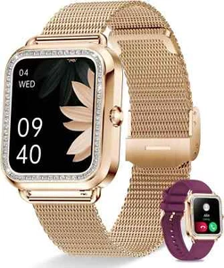 Smart Watch Men Women Fitness Tracker Blood Pressure Heart Rate Sport Watches - Picture 1 of 6