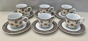 Regency Fine Porcelain 12 Piece Turkish Coffee Espresso Set - Picture 1 of 20