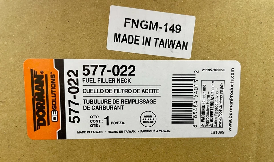 Dorman 577-022 Fuel Filler Neck For Escalade 2002-2003 Tahoe 2000-03 GMC Yukon  Foto 1 de 4