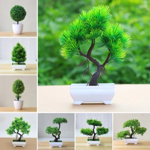 Künstliche Zimmerpflanze Kunstpflanzen Im Blumen Topf Kleiner Baum Kunstbaum DE - Bild 1 von 23