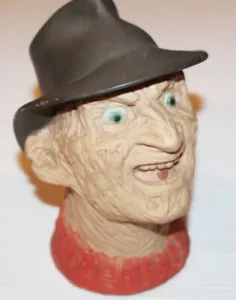 Vintage 1989 Freddy Krueger Rubber Head Fright Squirter Halloween Figure NOES - Picture 1 of 12