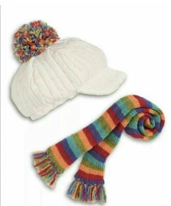 American Girl Doll Julie's Scarf and Hat From Dog Walking Set NEW!! Retired - Picture 1 of 1