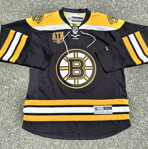 Boston Bruins Season Ticket Holder Exclusive NHL Reebok Hockey Jersey Size Large - Picture 1 of 8