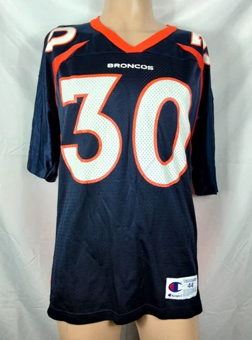 Vintage Denver Broncos Jersey Mens 44 L Terrell Davis Champion NFL Football Cover
