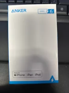 Anker PowerLine III Flow MFI USB-C charging Cable 6ft for iPhone 14 13 12 11 XR - Picture 1 of 4