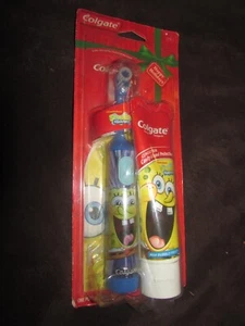 Spongebob Squarepants Electric Toothbrush NIP NEW Christmas Item 2012 Deadstock - Picture 1 of 2