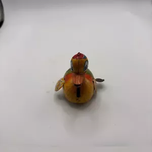 Vintage Fine Litho/Painted Colorful Wind Up Duck Tin Toy Japan Tested Working VG - Picture 1 of 6