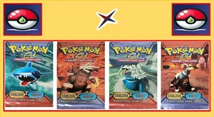 Pokemon TCG/CCG 100% Auténtico Paquete de refuerzo vacío Envolturas | EQUIPO MAGMA AQUA ex - Imagen 1 de 9