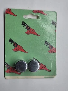WD Music Set of 2 Metal Flat Top Barrel Volume or Tone Electric Guitar Knob Vtg - Picture 1 of 3